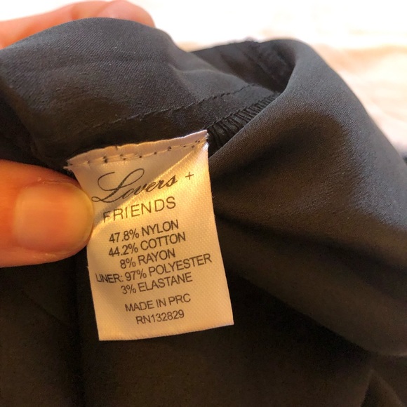 Lovers + Friends Lush Lace Dress Black Size Small - Picture 6 of 7